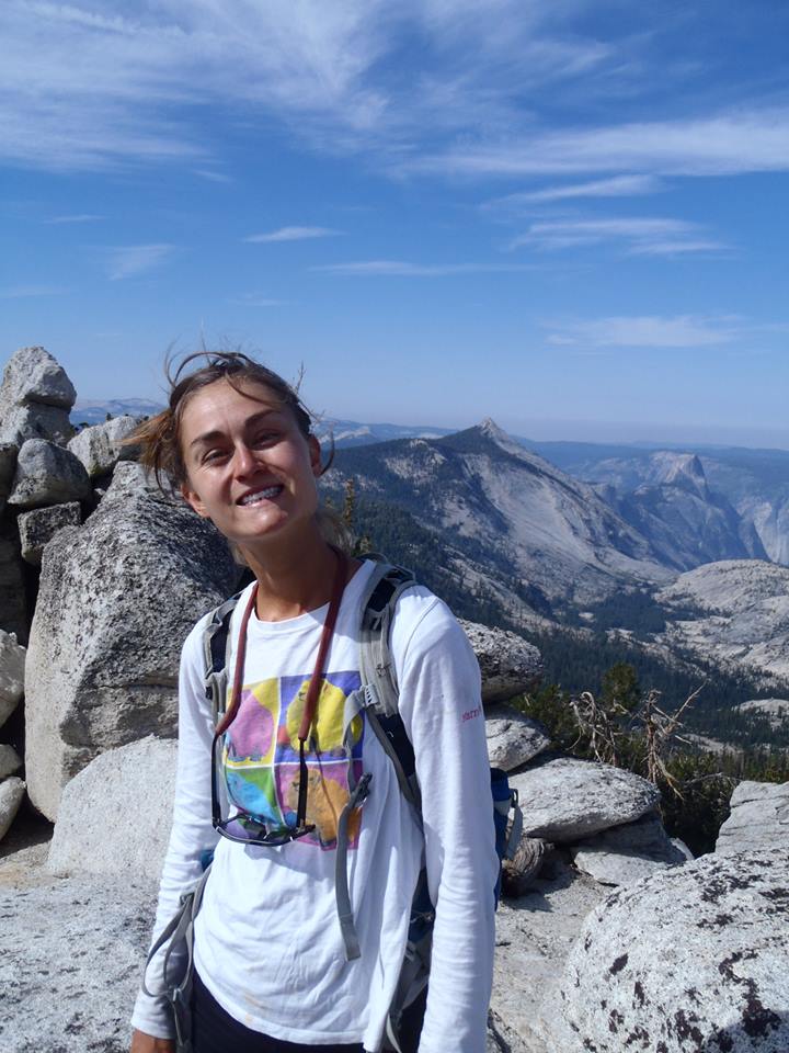 Portrait of Melissa Boyd with mountains in the background